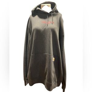 Carhartt FAST DRY Sweater XL Mens Gray Outdoor Hoodie Lightweight Fleece